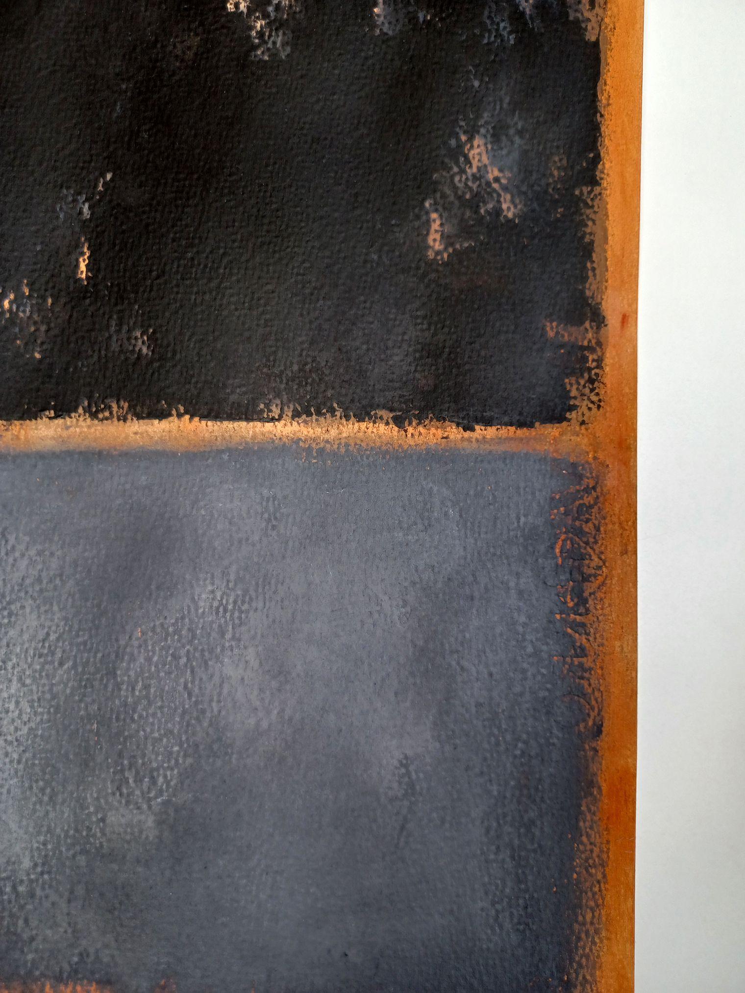 Schwarz und Grau II, Gemälde, Acryl auf Papier (Abstrakter Expressionismus), Painting, von Luis  Medina