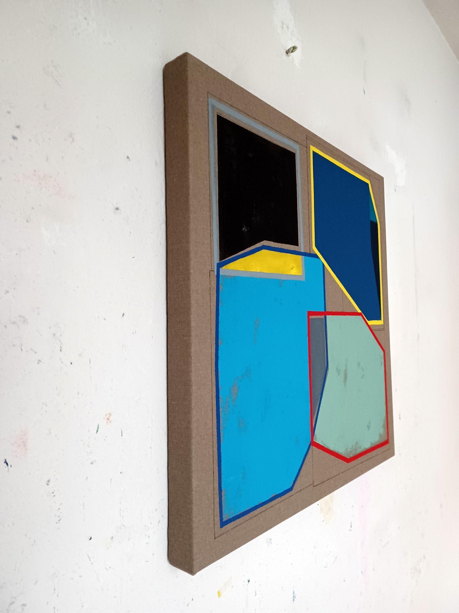 Spazi confluenti 2, Pittura, Acrilico su tela - Painting di Luis  Medina