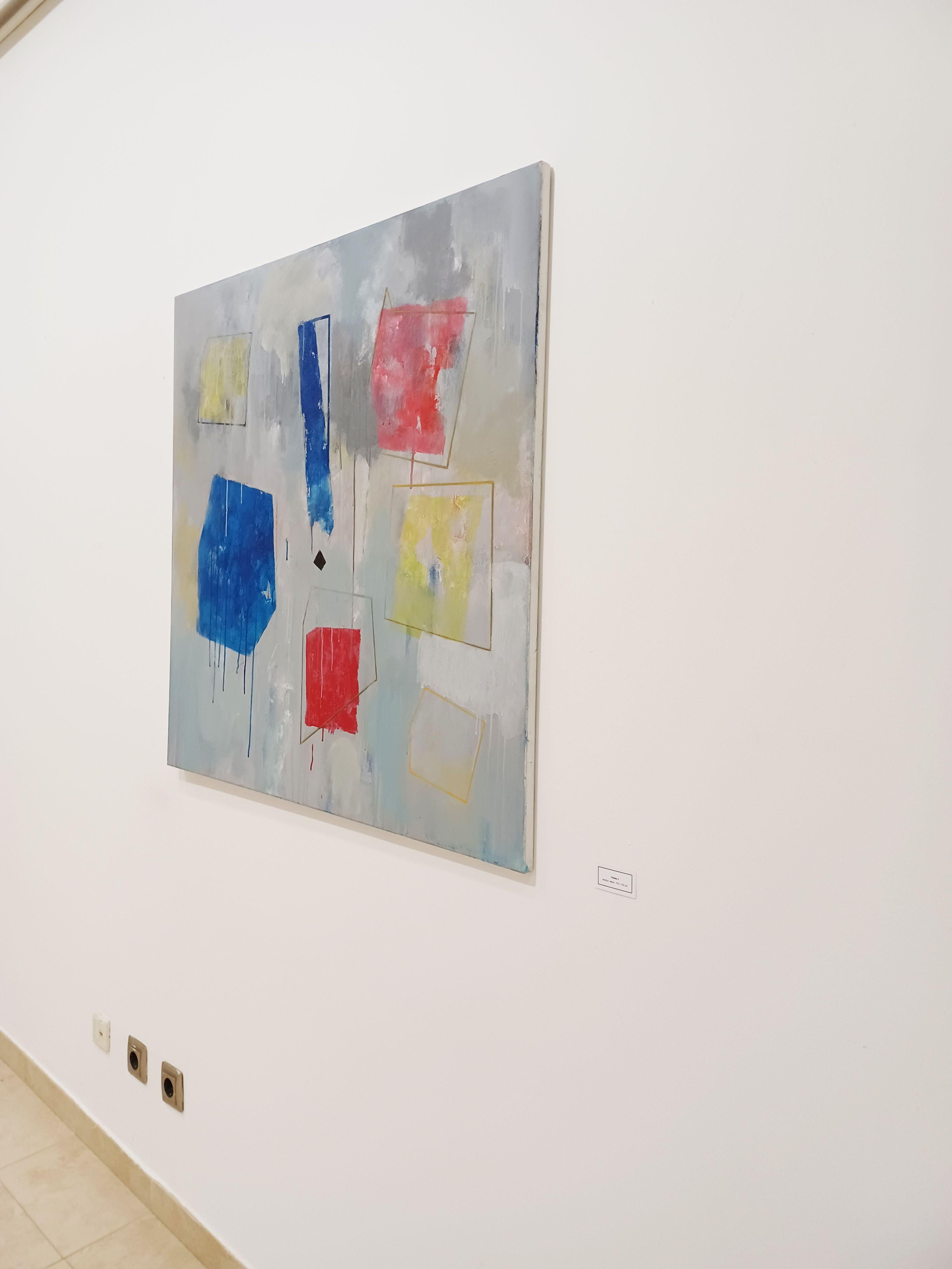 Formen 3, Gemälde, Acryl auf Leinwand – Painting von Luis  Medina