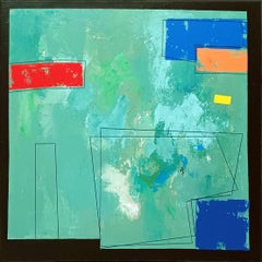 Geometric garden, Painting, Acrylic on Canvas
