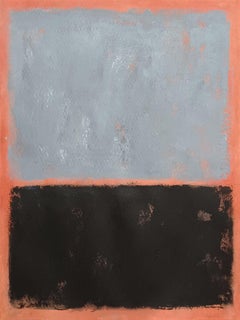 Grey and black, Painting, Acrylic on Paper