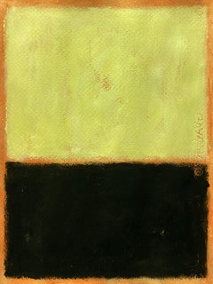 Light yellow and black, Painting, Acrylic on Paper