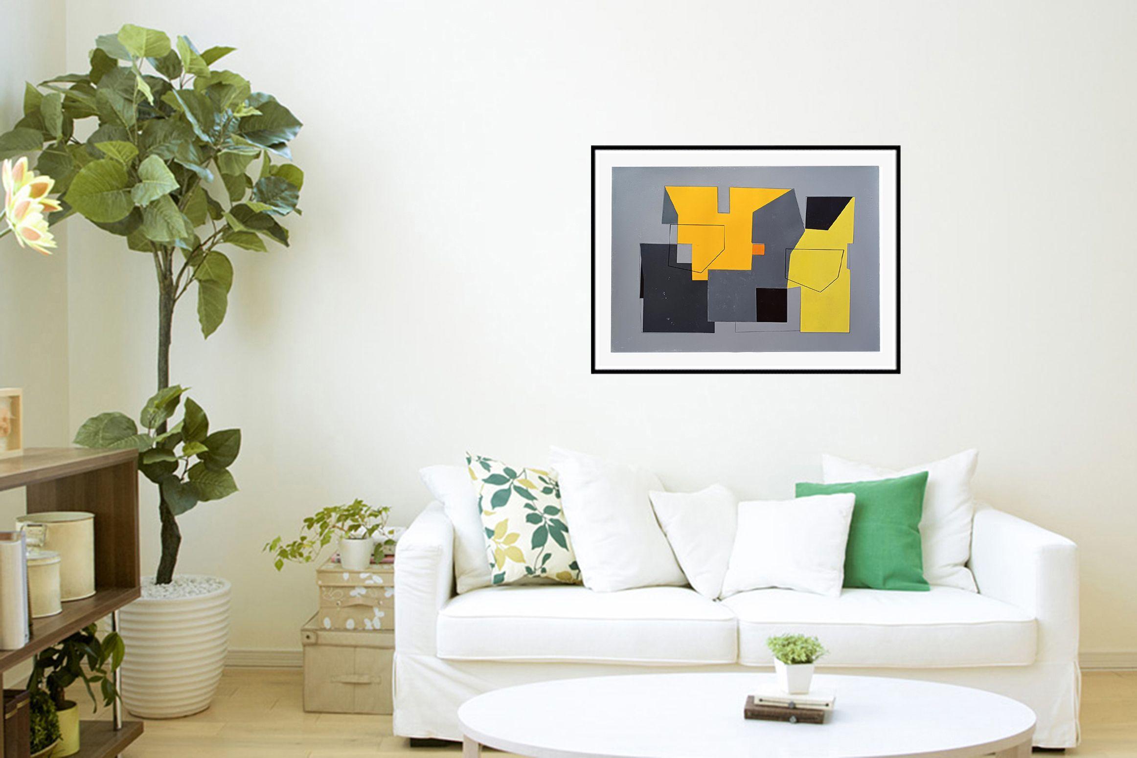 NG 34a, Malerei, Acryl auf Papier (Braun), Abstract Painting, von Luis  Medina