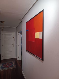 Red composition III, Painting, Acrylic on Canvas
