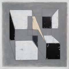 Space 18a, peinture, acrylique sur papier