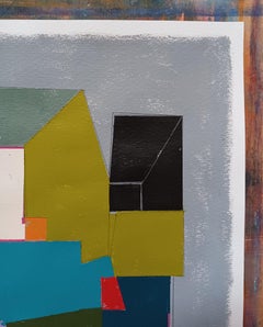 A Space 27e, Pittura, Acrilico su carta
