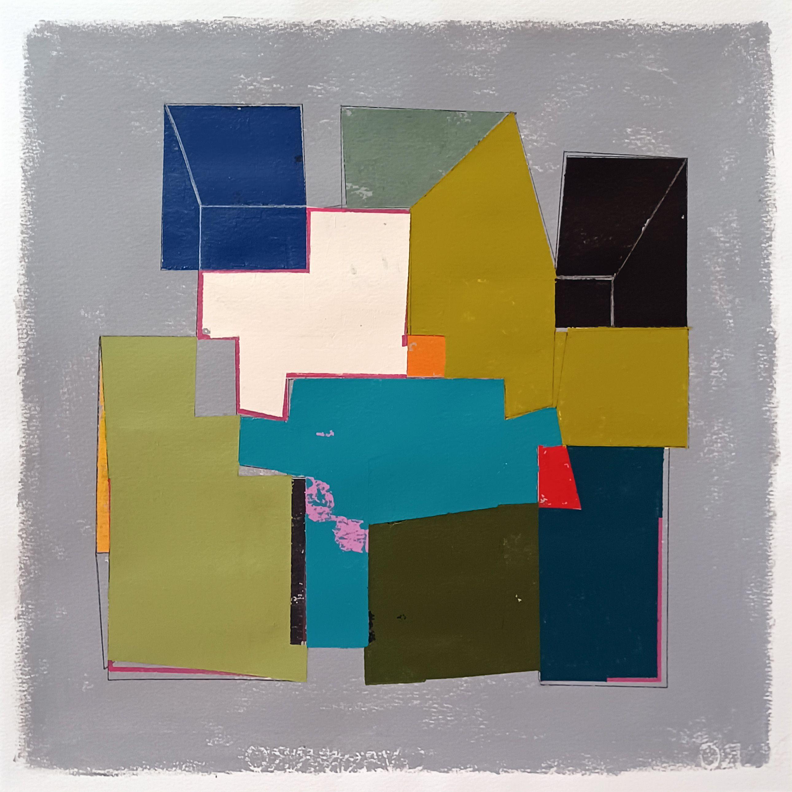 Space 27e, Painting, Acrylic on Paper