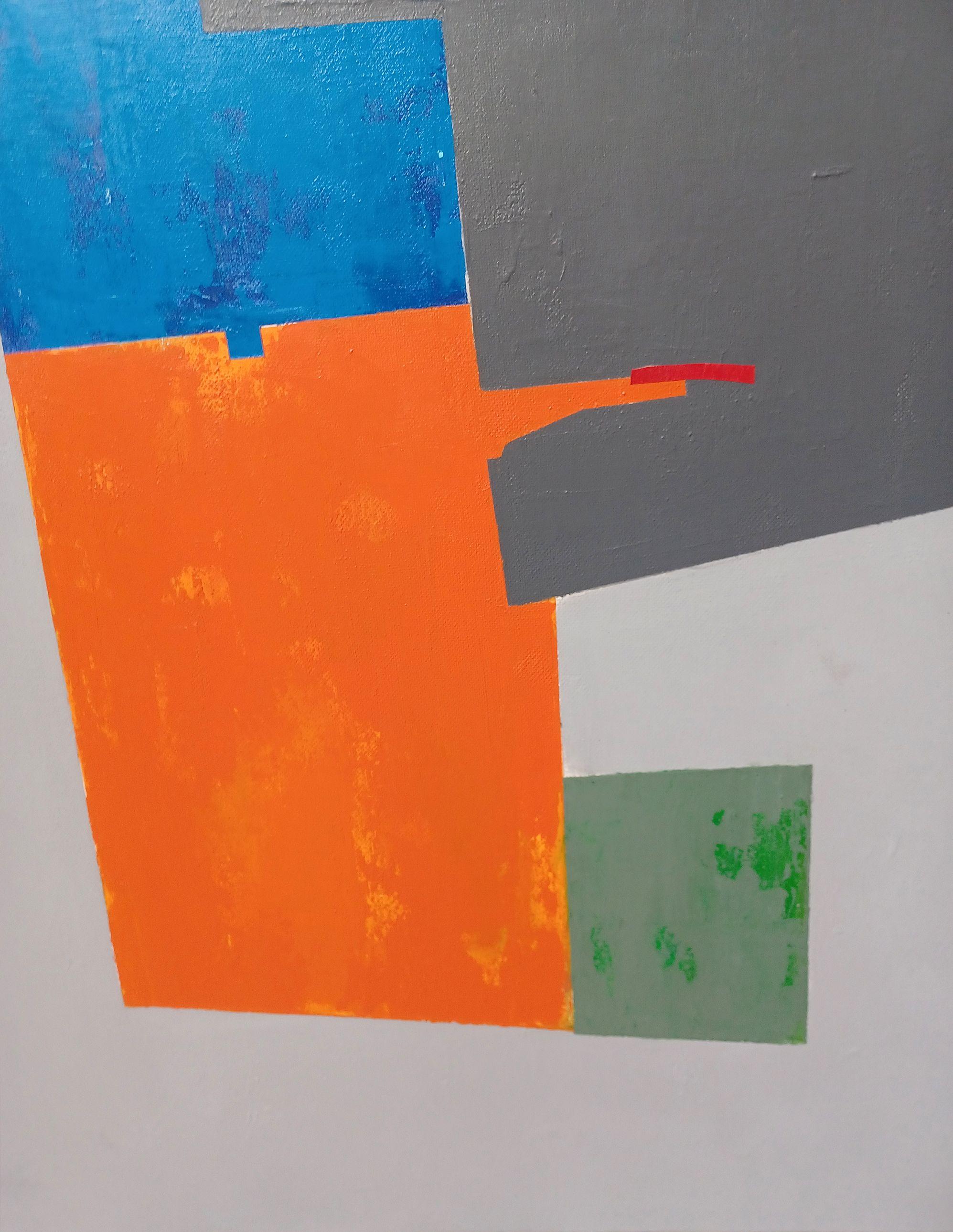 Vorschlag A, Gemälde, Acryl auf Leinwand (Schwarz), Abstract Painting, von Luis  Medina