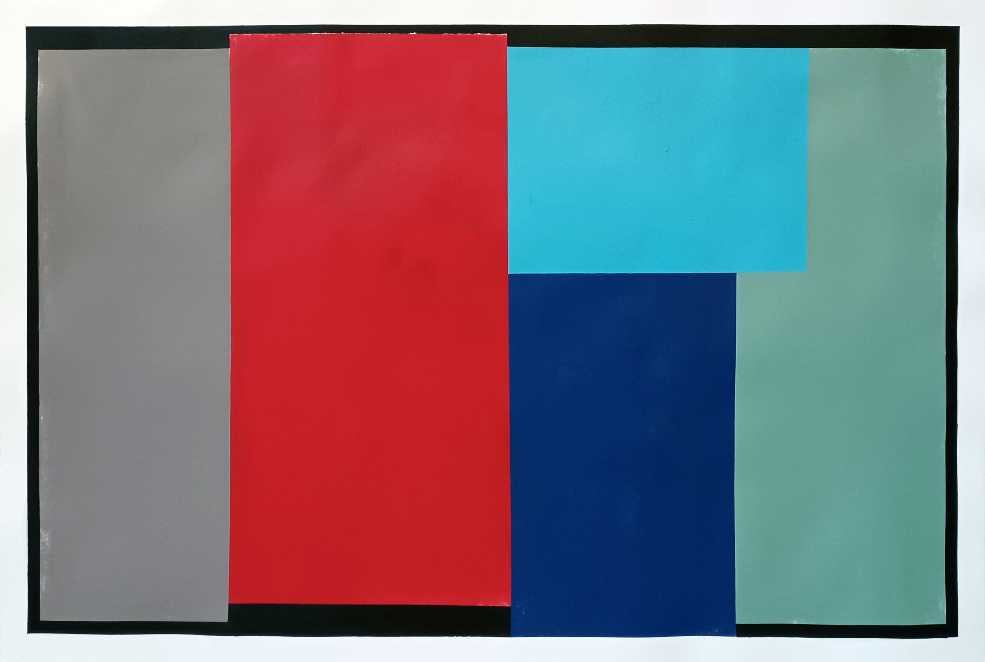 Luis Medina Abstract Painting - 2356, Painting, Acrylic on Paper