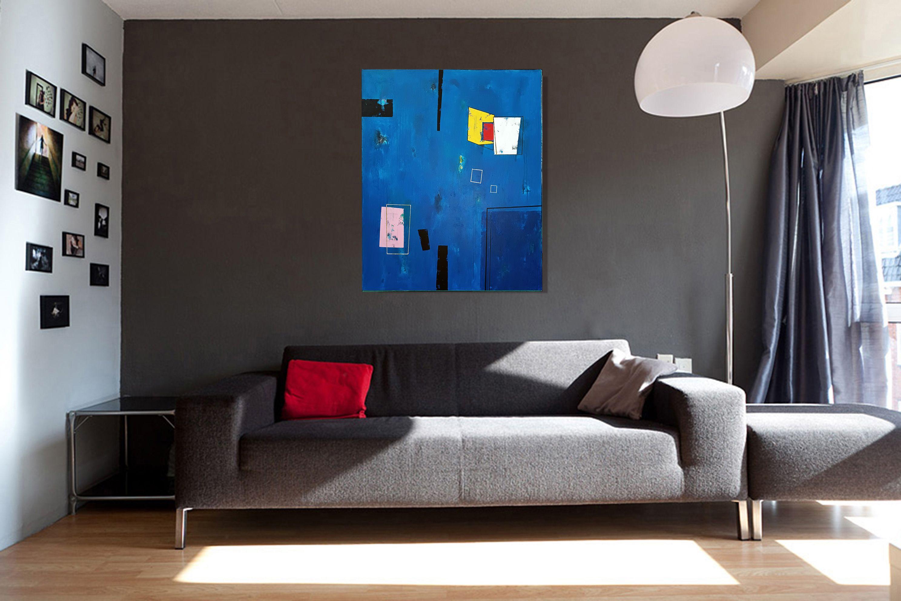 Blue sky, Painting, Acrylic on Canvas For Sale 3