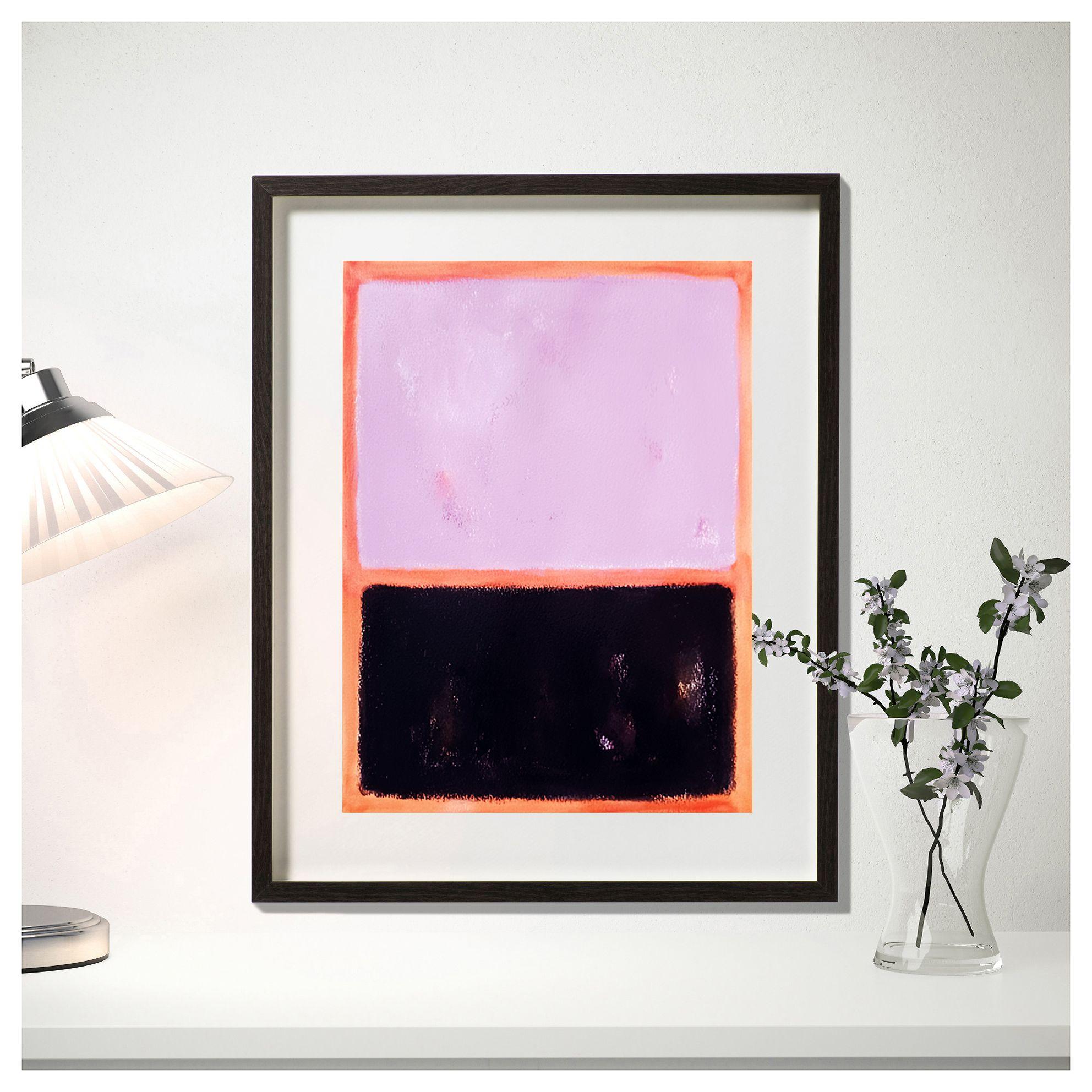 Rosa pálido y negro, Pintura, Acrílico sobre papel - Painting Abstracto de Luis Medina