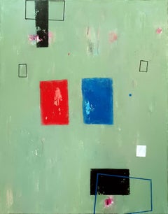 flashes de printemps, peinture, acrylique sur toile
