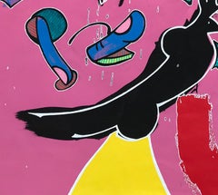 „Memories I“, 2024, Acrylgemälde auf Leinwand, 60x60in figurative kubanische Kunst