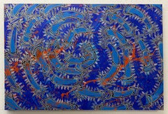 Luis Miguel Valdes, "La Habana a la moda I", 2015, pintura 48x72 pulg.