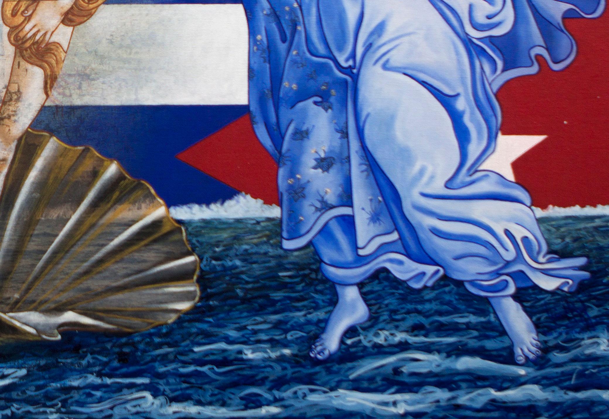 Pittura a olio, acrilico e digitale su tela, 