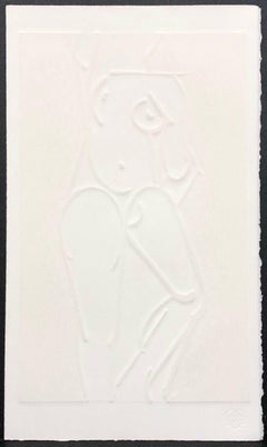 Impression d'art originale cubaine signée en édition limitée pour femmes, gravure sur bois 153