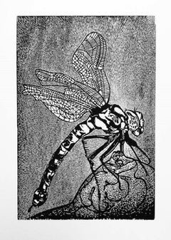 Luis Miguel Valdes, ¨La Picada¨, 2015, xilografia, 28,7x21,3 pollici