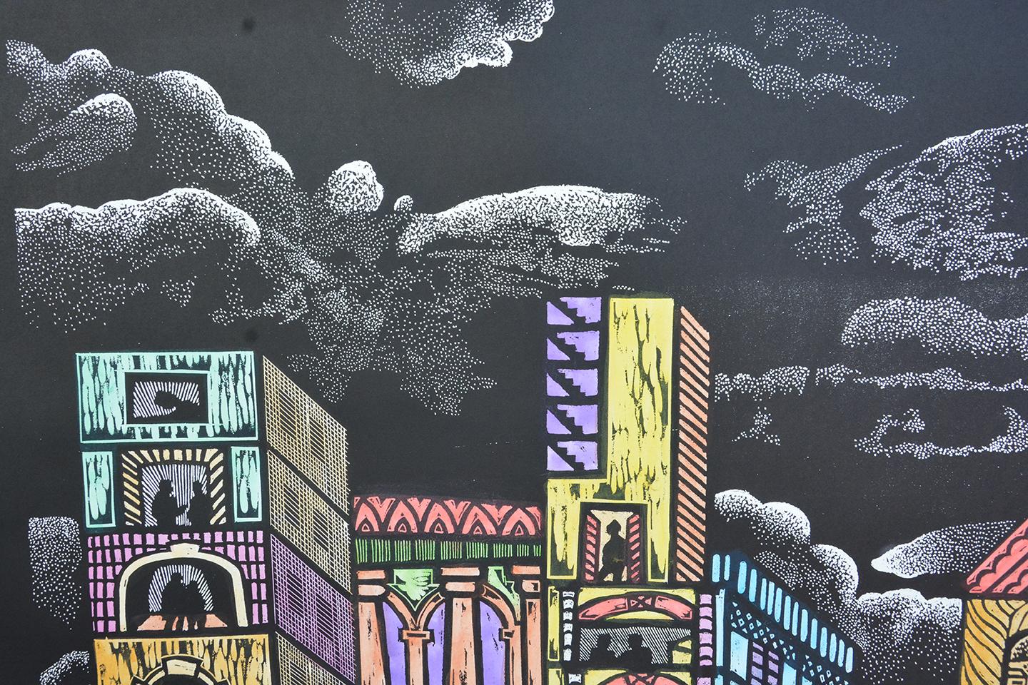 Luis Miguel Valdes (Cuba, 1949)
'Vecindario I' (Quartiere I), 2020
xilografia e acquerello su carta
44,5 x 80,4 pollici (113 x 204 cm)
Edizione di 10
ID: VAL-599
Non incorniciato

Luis Miguel Valdés, Biografia

Luis Miguel Valdés, rinomato pittore e