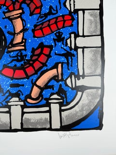 Original signed screenprint limited edition Cuban art Havana seawall