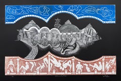 Woodcut 2020 (con video) stampa d'insieme 36x53in edizione limitata