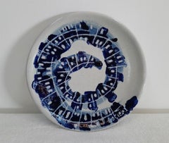 "Ceramic #16" 2017 original handmade signed unique Talavera ceramic 13x13x2in