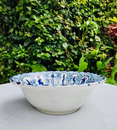 "Ceramic #43" 2018 original handmade signed unique Talavera plate bowl 16x16x5in