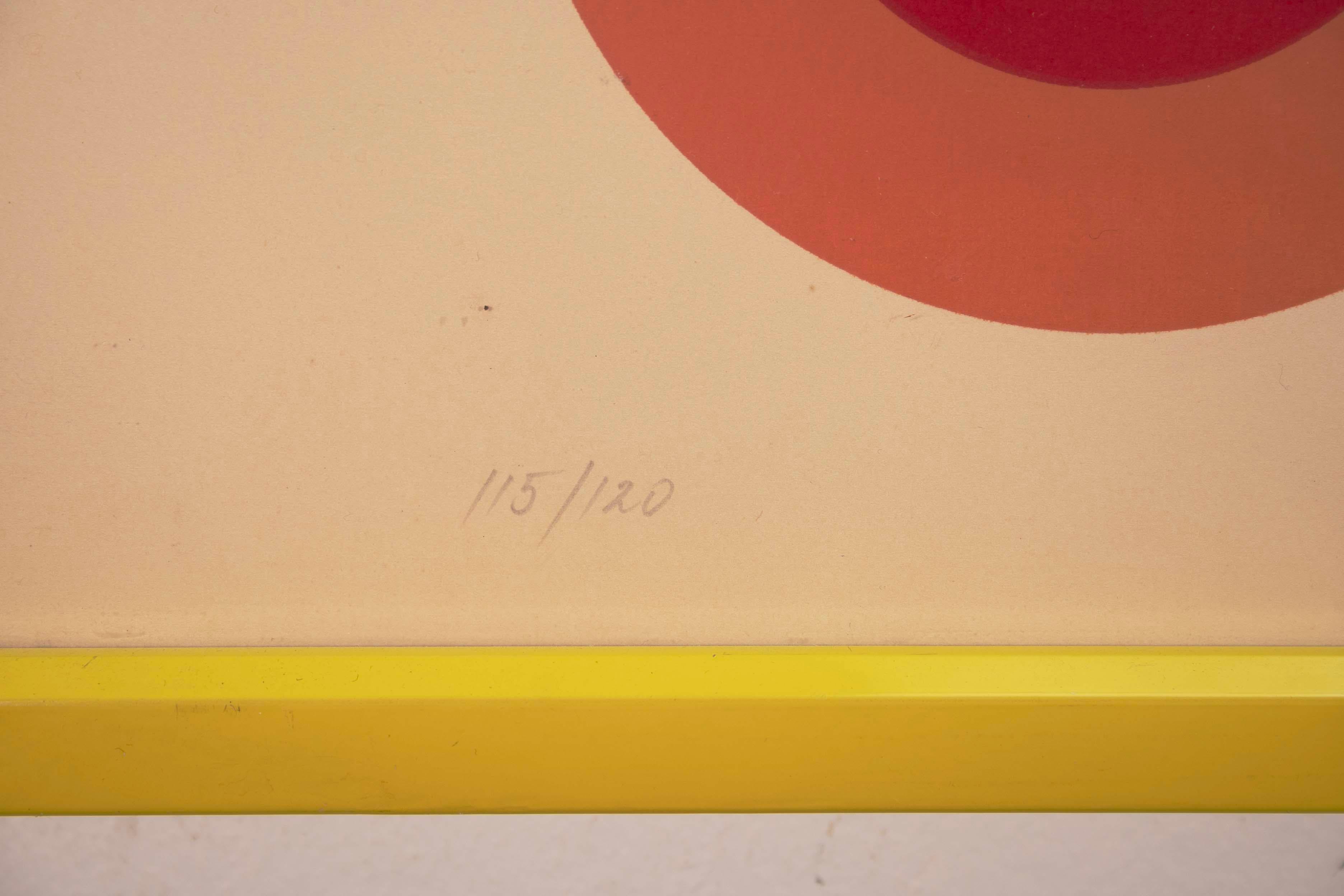 Paper Luis Molinari-Flores Derived from Const. 29 Signed Modern Screenprint 115/120