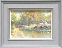 Barco de alquiler por Luis Morris ROI / Pintura al óleo sobre lienzo