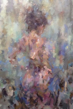 Marelise - contemporary figurative female nude oil painting