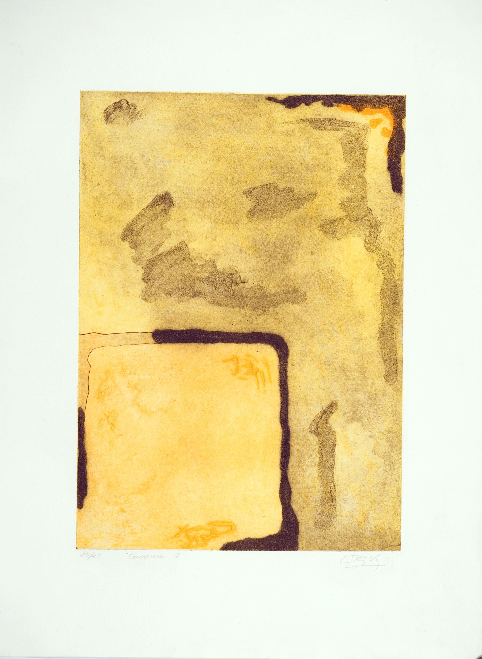 Luis Pérez Vega (Spanien, 1976)
Komposition VII", 1995
Gravur auf Papier
27,6 x 19,7 Zoll (70 x 50 cm)
Auflage von 25 Stück
ID: PER1275-010-025
Vom Autor handsigniert