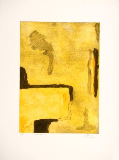 Luis Perez Vega, spanischer Künstler, 1995, Original, handsignierter, abstrakter Kupferstich n15
