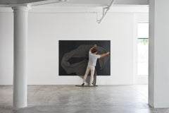 Interactive Magnetic Wall Panels with Metal Mesh by Luis Pons