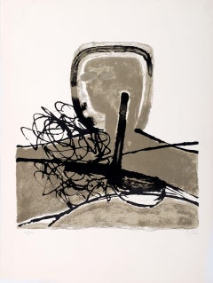 Luis Rey Polo Spanish Artist Original Hand Signed silkscreen abstract print
