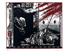 Argentinean Artist hand signed limited edition original art print silkscreen n2