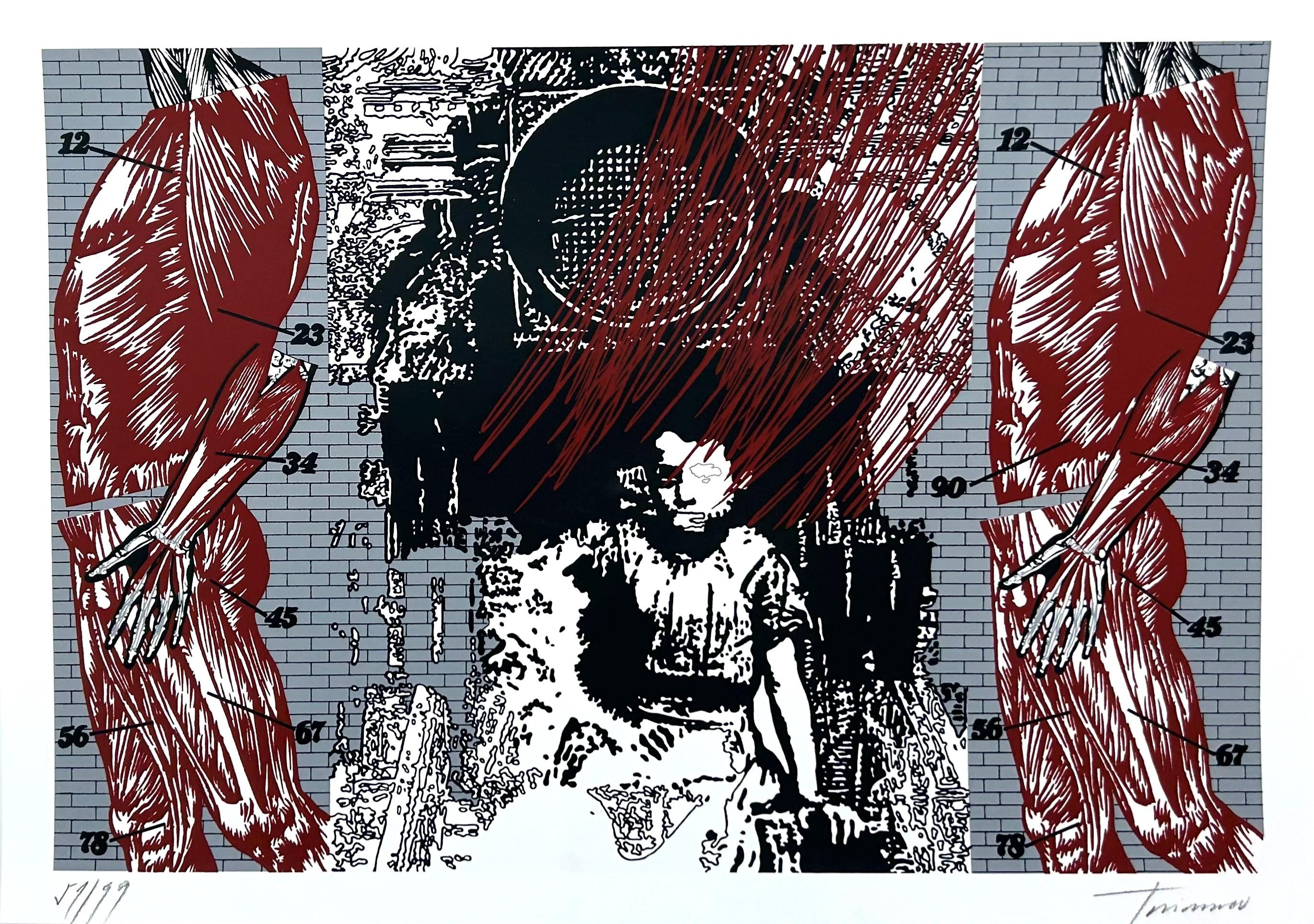Luis Rodolfo Trimano Argentinean Artist 2006 Original Hand Signed silkscreen n3 For Sale 3