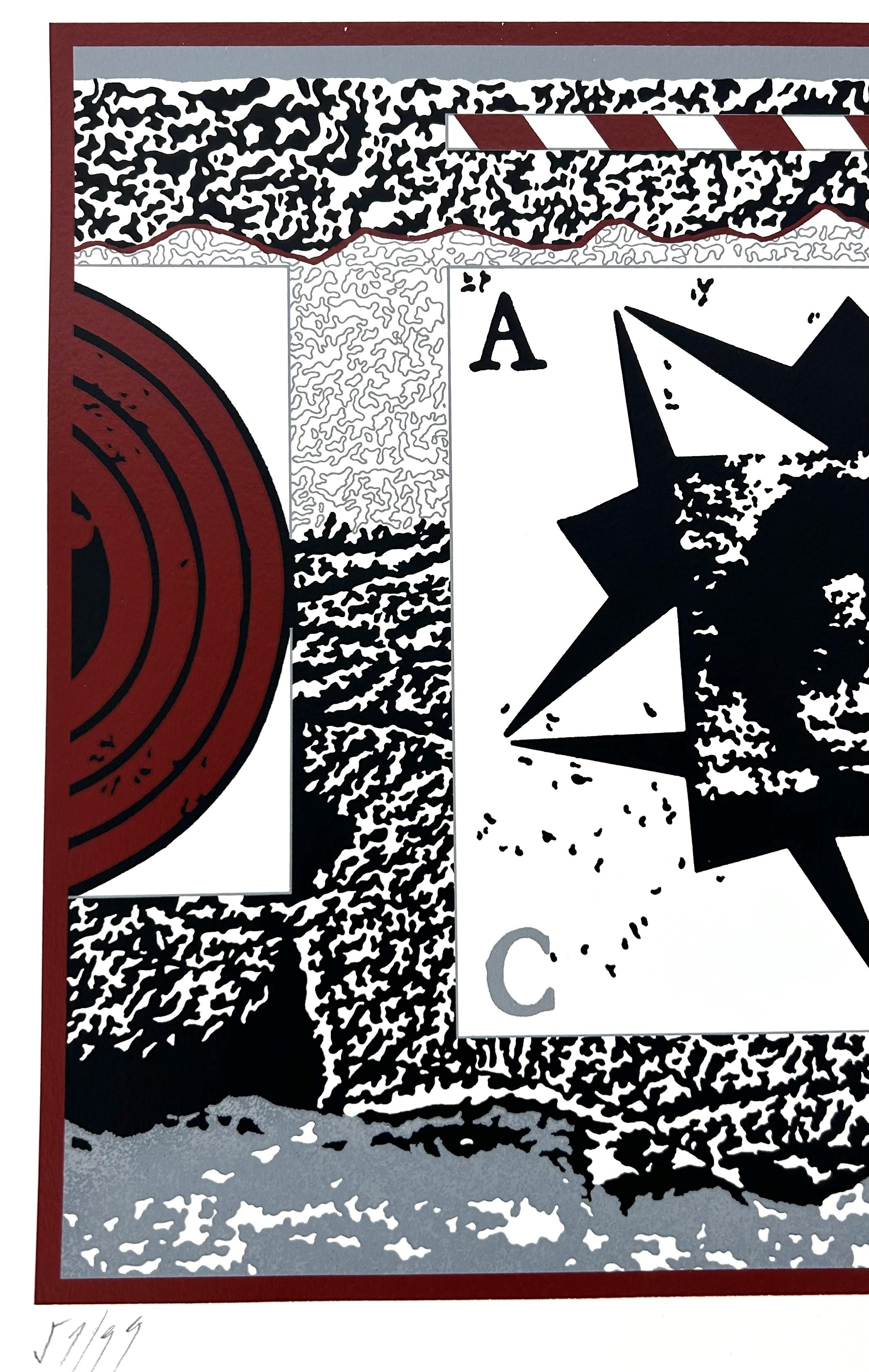 Sérigraphie d'art originale en édition limitée signée à la main par un artiste argentin n4 - Contemporain Print par Luis Rodolfo Trimano