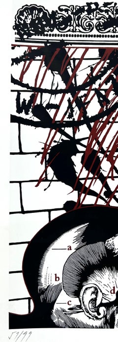 Artista argentino firmado a mano edición limitada impresión artística original serigrafía n5