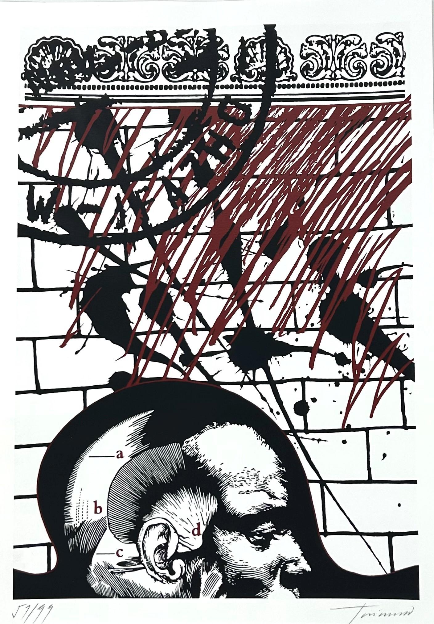 Luis Rodolfo Trimano (Argentina, 1943)
' Untitled V from Estigmas', 2006
silkscreen on paper
19.7 x 27.6 in. (50 x 70 cm.)
Edition of 99
Unframed
ID: TRI1706-001-106_5
Hand-signed by author