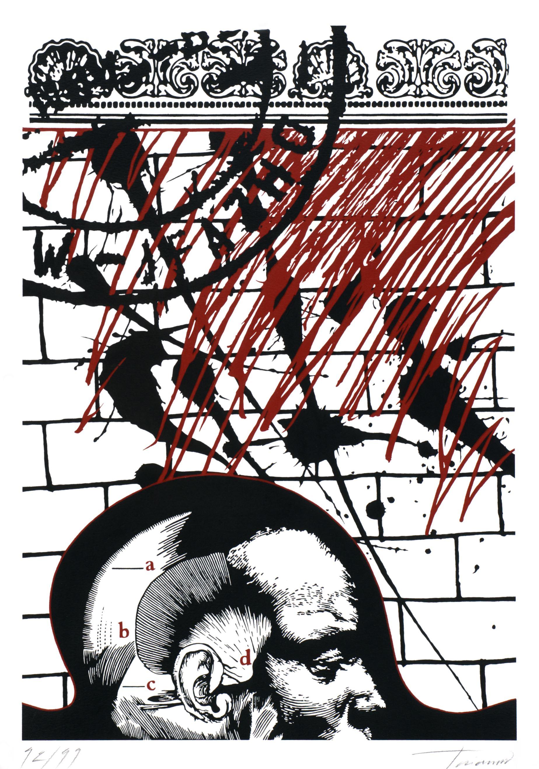 Figurative Print de Luis Rodolfo Trimano - Artista argentino firmado a mano edición limitada impresión artística original serigrafía n5