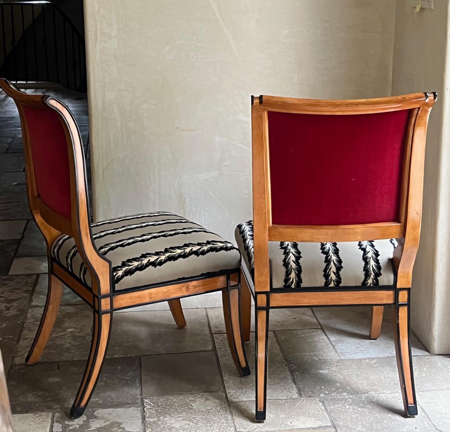 Luis Rossi Esszimmerstühle, 2er-Set im Angebot 8