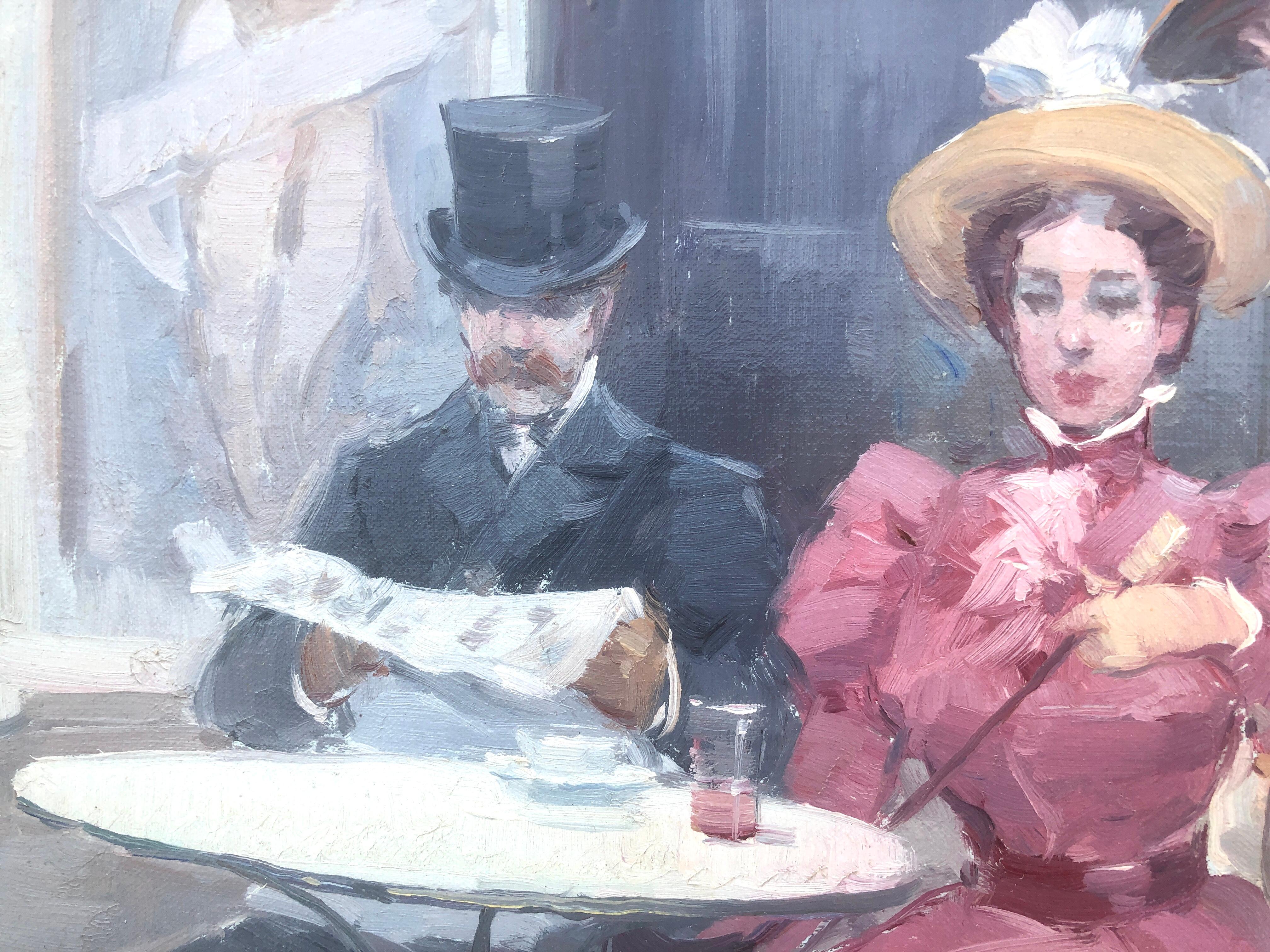Sin marco.

Luis Sagasta, pintor impresionista español, eligió como temas escenas de la clase acomodada, como hipódromos y damas y caballeros ricamente vestidos en parques. Sagasta compartió estudio durante años con el también pintor español Juan de