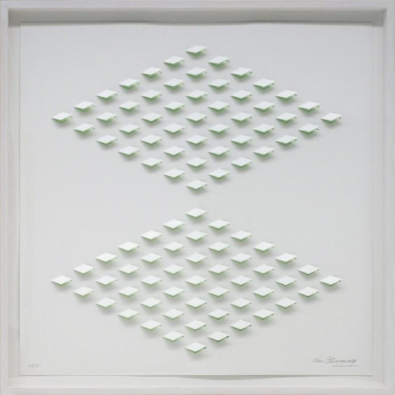 Luis Tomasello Abstract Print - S/T 2 - Verde