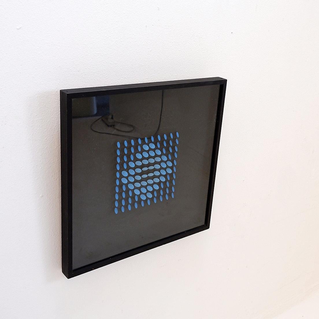 Espíritu de Luis Tomasello - composición azul en relieve - XX en Bueno estado para la venta en Linkebeek, BE