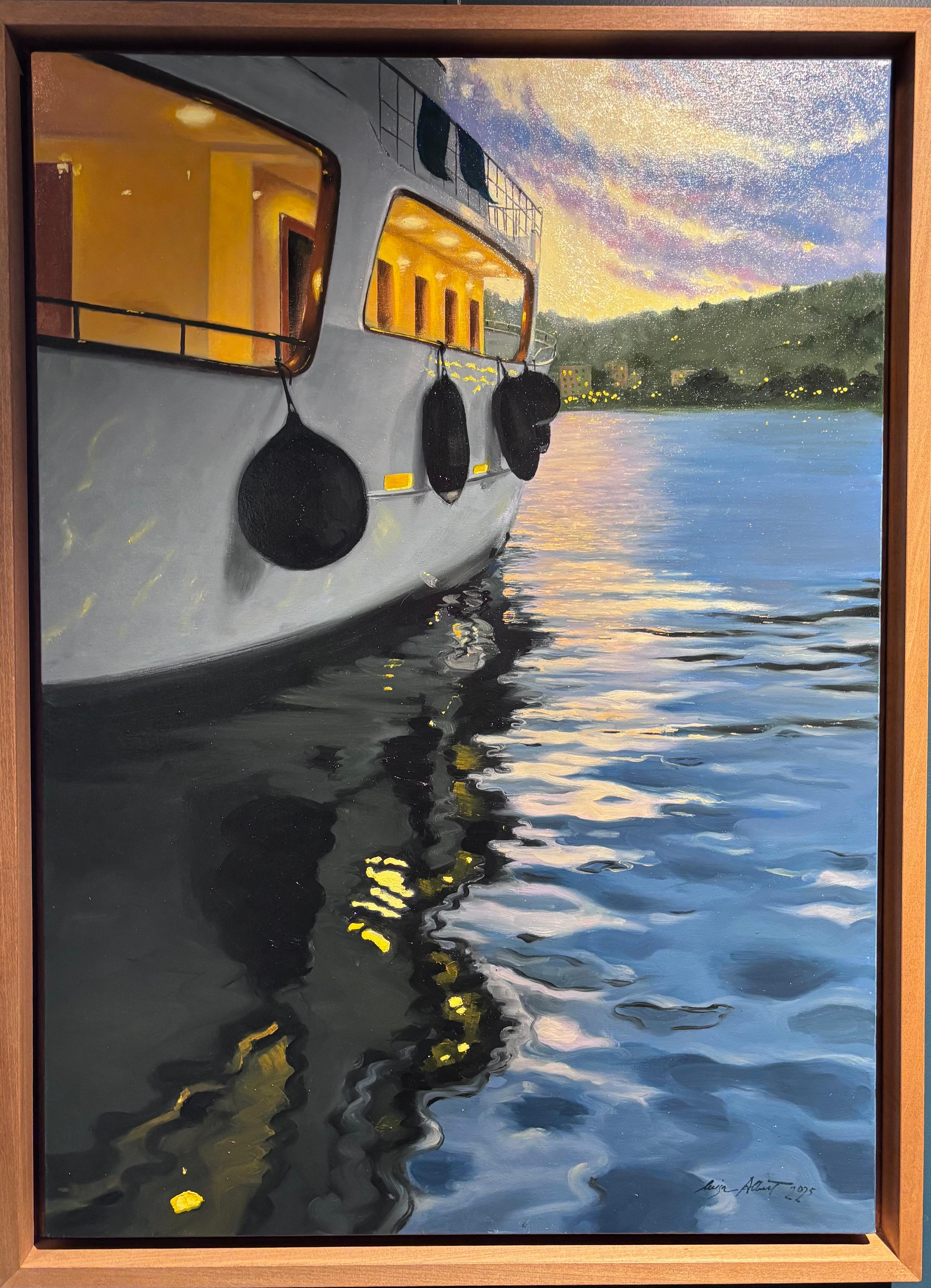 "Prima del tramonto" Olio su tela cm. 50 x 70