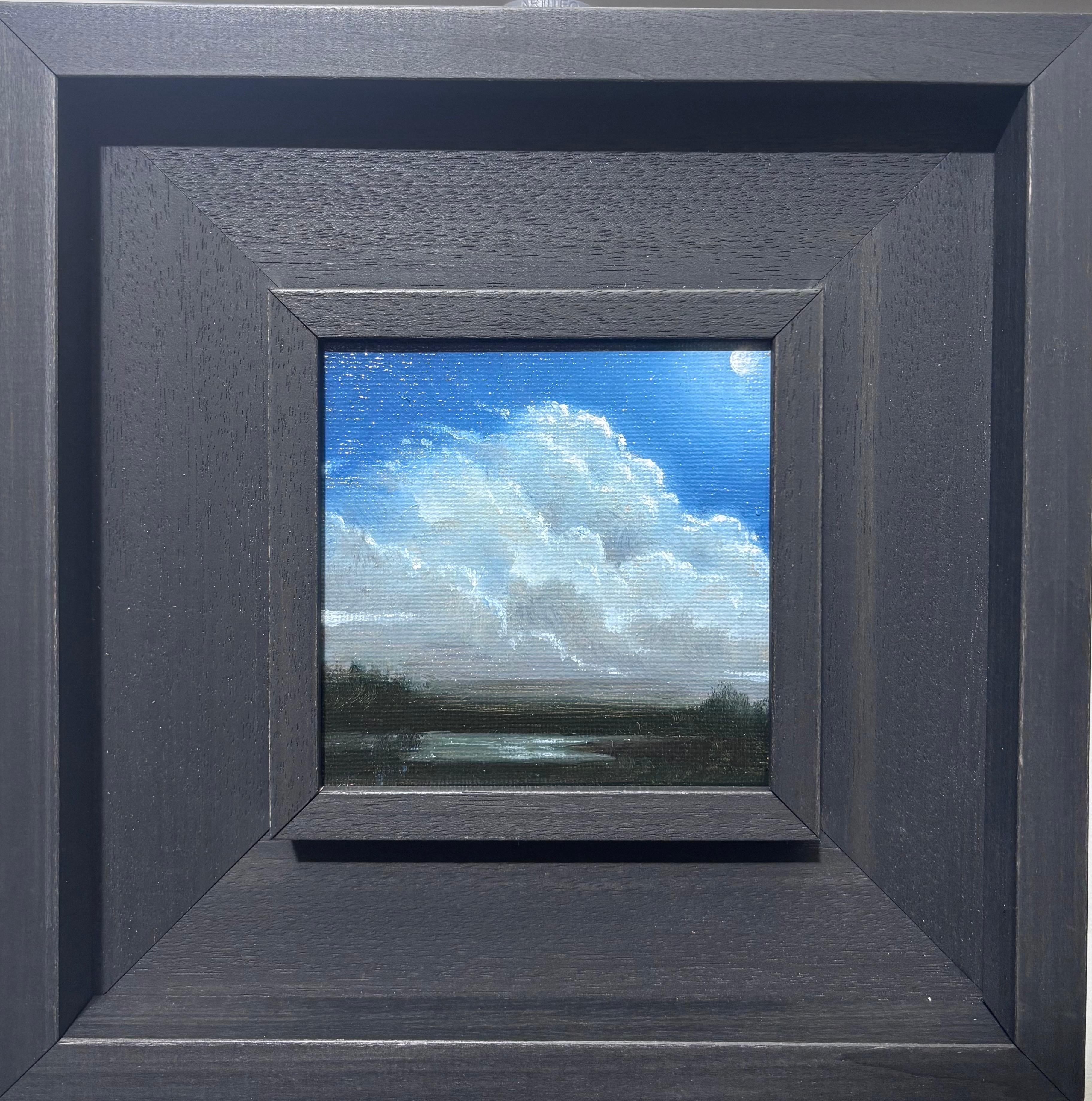 "Luce di Luna" Olio su tela cm. 10 x 10 2025