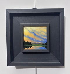 "Tramonto" Olio su tela cm. 10 x 10 2025