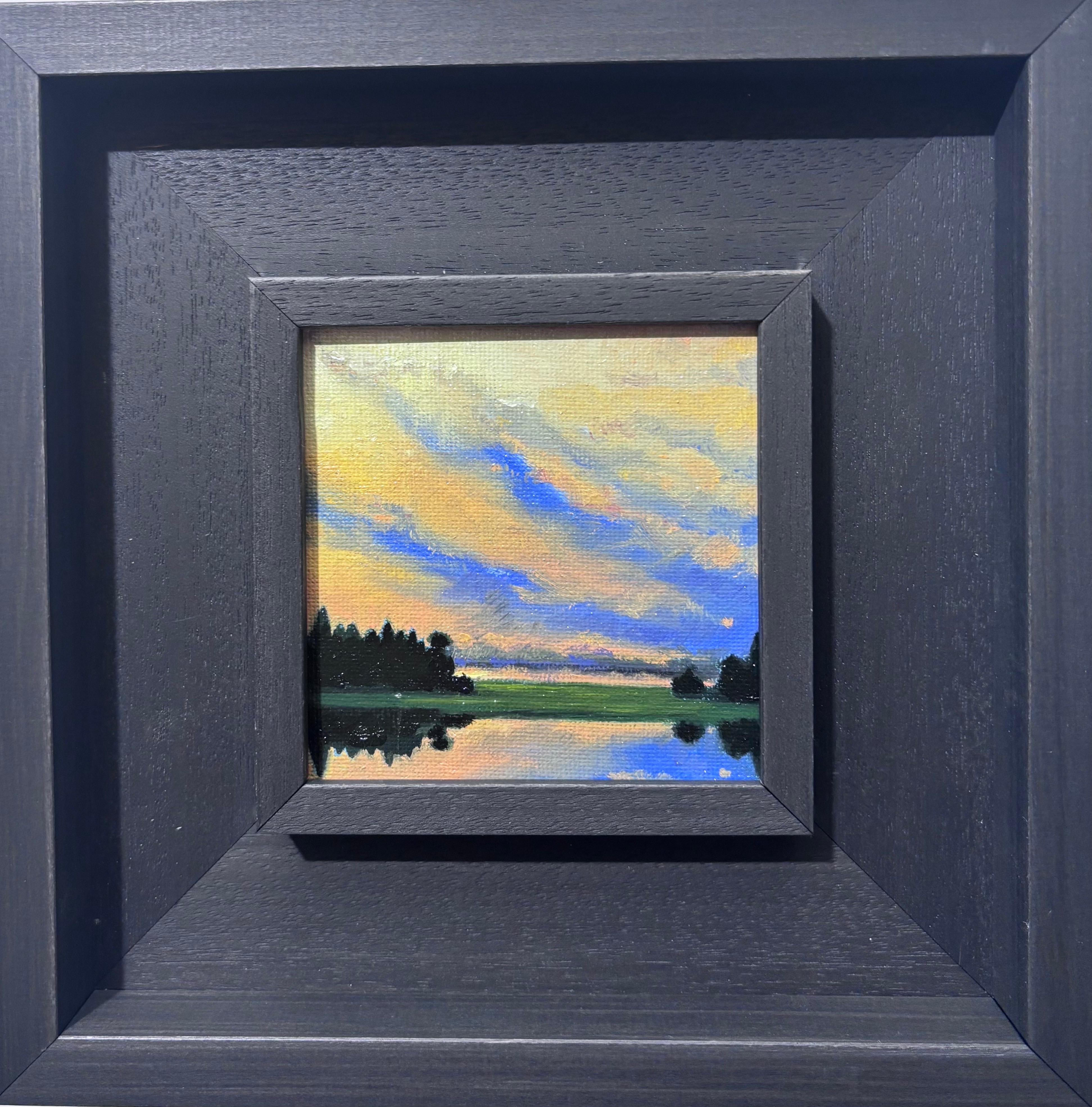 "Tramonto" Olio su tela cm. 10 x 10 2025