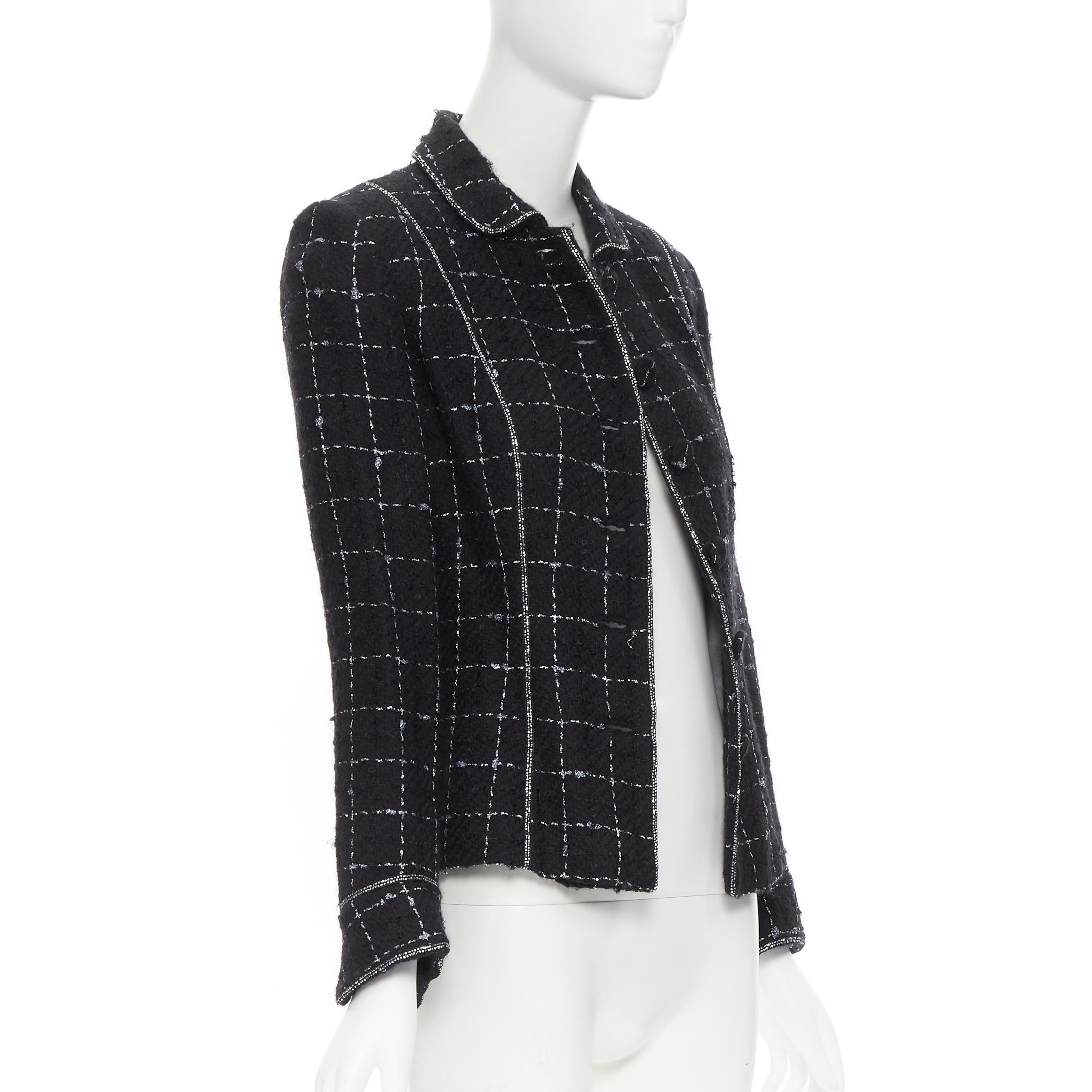 tweed blazer and skirt set