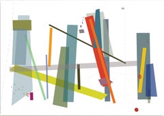 Danzantes #3, Venezuelan Artist, Archival print, Geometric Abstract, MOMA , Cot