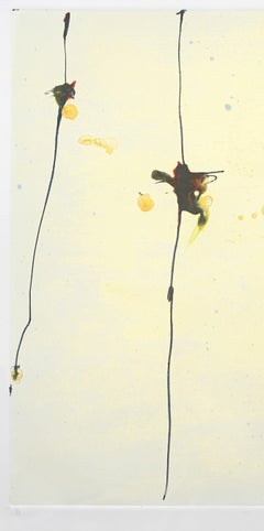 Knots of Fire (Fuego) Monotypie auf Papier Zeitgenössische Kunst Lateinamerikanischer Künstler